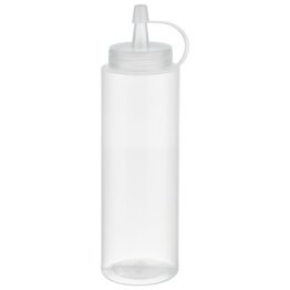 Quetschflasche 260 ml transparent 6er Pack