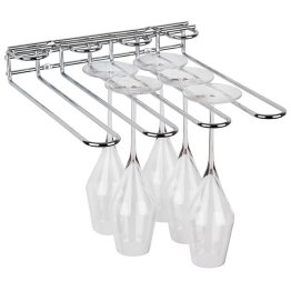 Gläserschiene chrom für 12 Gläser 320 x 295 mm
