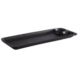 Tablett NERO 41 x 15 cm Schwarz