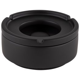 Windaschenbecher ELEMENT schwarz Ø 10,5 cm, H: 5 cm