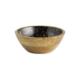 Schale MANGO starry sky Ø 20 cm, H: 7,5 cm Schwarz, gold