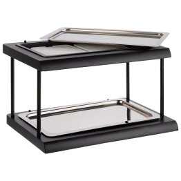 Buffetvitrine DOPPELDECKER 60 x 41 cm, H: 36 cm GN 1/1