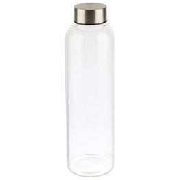 Trinkflasche Ø 6,5 cm, H: 23,5 cm Glas