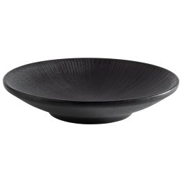 Teller NERO Ø 15 cm, H: 3 cm Schwarz