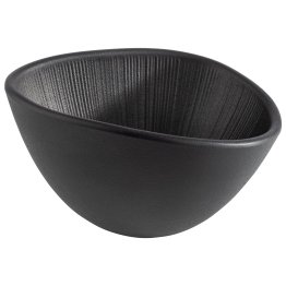 Schale NERO 14,5 x 12,5 cm, H: 8 cm Schwarz