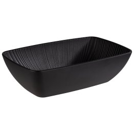 GN 1/4 Schale NERO 26,5 x 16,2 cm, H: 7,5 cm Schwarz