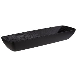 GN 2/4 Schale NERO 53 x 16,2 cm, H: 7,5 cm Schwarz