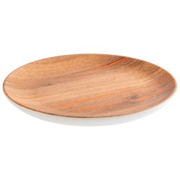 Teller CRAZY WOOD Ø 20 cm, H: 1,5 cm