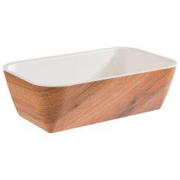 GN 1/4 Schale CRAZY WOOD 26,5 x 16,2 cm, H: 8 cm