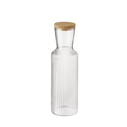 Glaskaraffe -LINES- Ø 9 cm, H: 27,5 1 Liter