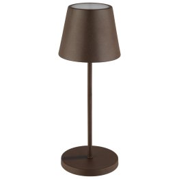 Tischleuchte MERLE Ø 11 cm, H: 30,5 cm Rostfarben