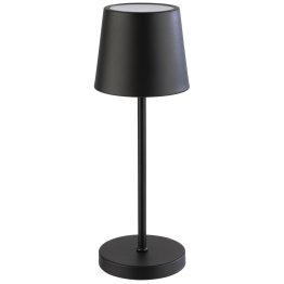 Tischleuchte MERLE MINI Ø 9 cm, H: 25 cm Schwarz