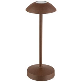 Tischleuchte ALVA Ø 8 cm, H: 20 cm Rostfarben