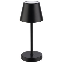 Tischleuchte MERLE MICRO Ø 8 cm, H: 20 cm Schwarz