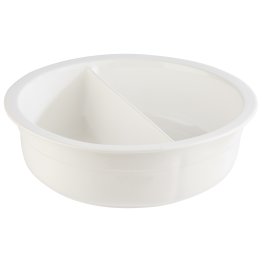 Porzellaneinsatz, unterteilt Ø 29,5 cm, H: 9 2,8 Liter