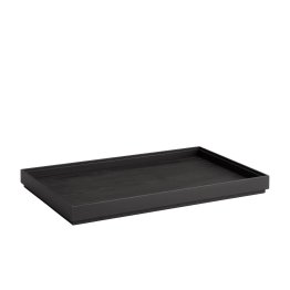 GN 1/1 Holzbox -VALO- 53 x 32,5 cm, H: 4,5 cm Schwarz