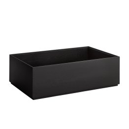 GN 1/1 Holzbox -VALO- 53 x 32,5 cm, H: 16,5 cm Schwarz