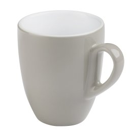 Kaffeebecher -SNUG- Ø 8,5 cm, H: 10 330 ml Taupe Porzellan