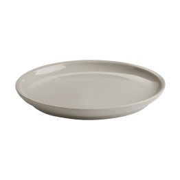 Teller -SNUG- Ø 20,5 cm, H: 2 cm Taupe Porzellan