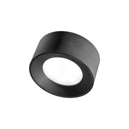 Leuchtkopf -VALUMO- Ø 10 cm, H: 4,5 cm Schwarz