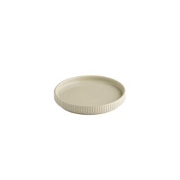 Teller -THE GRID- Ø 16 cm, H: 2,5 cm Sand Porzellan