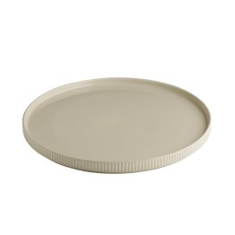 Teller -THE GRID- Ø 32 cm, H: 2,5 cm Sand Porzellan