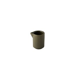 Milchgießer -THE GRID- Ø 4,5 cm, H: 6,5 40 ml Mud (braun) Porzellan