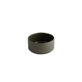 Schale -THE GRID- Ø 12,5 cm, H: 6 350 ml Mud (braun) Porzellan