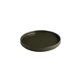 Teller -THE GRID- Ø 20 cm, H: 2,5 cm Mud (braun) Porzellan