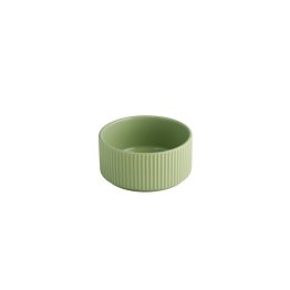 Schale -THE GRID- Ø 12,5 cm, H: 6 350 ml Salbei Porzellan