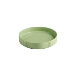 Teller / Schale -THE GRID- Ø 20 cm, H: 4 450 ml Salbei Porzellan