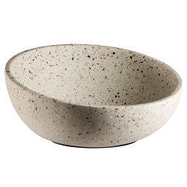 Schale -TERRAZZO- Ø 29,5 cm, H: 8,5 / 14,5 cm Terrazzooptik