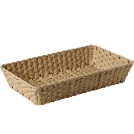 GN 1/1 Korb -TWIRL- 53 x 32,5 cm, H: 10 cm Braun