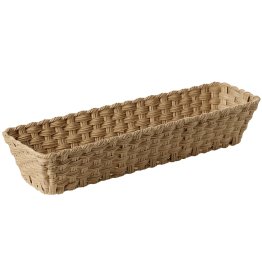 GN 2/4 Korb -TWIRL- 53 x 16,2 cm, H: 10 cm Braun