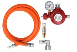 Anschluss-Set für Gas-Hockerkocher 64 x 61 mm