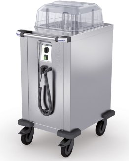 Tellerspender TS-H1 18-33 statisch beheizbar 680 x 520 mm Edelstahl