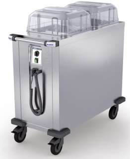 Tellerspender TS-H21 18-33 statisch beheizbar 1076 x 520 mm Edelstahl
