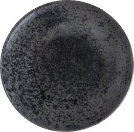 Teller tief coup 30cm Black Sandstone Porzellan