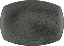 Platte coup rechteckig 32 x 23 cm BLACK, Sandstone