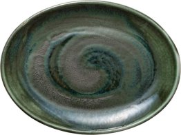 Servierplatte oval coup 25x19 cm Perfect Match Avocado