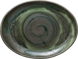 Servierplatte oval coup 31x24 cm Perfect Match Avocado