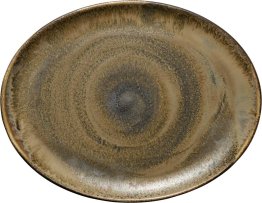 Servierplatte oval coup 36x28 cm Perfect Match Cumin