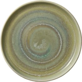 Teller flach rund hoher Rand 21 cm Perfect Match Thyme