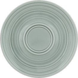 Untertasse rd. Doppelspiegel Struktur SEA 16cm / COUNTRY HOUSE Porzellan