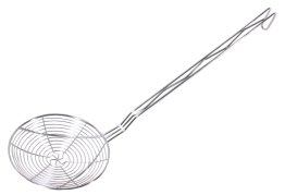 Frittierschaufel rund 16 cm Edelstahl