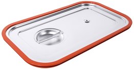 GN-Deckel mit Gummidichtung 1/3 GN Edelstahl