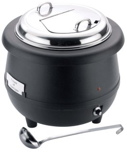 Suppenstation, elektrisch 10 l Schwarz Kunststoff