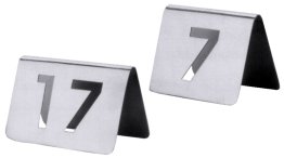Tischnummern , Paket mit Nummern von 25 bis 36 75 x 55 mm
