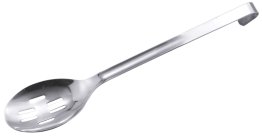 Servierlöffel, längs perforiert 35 cm Edelstahl