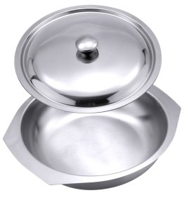 Beilageschüssel, flach 0,8 l Edelstahl